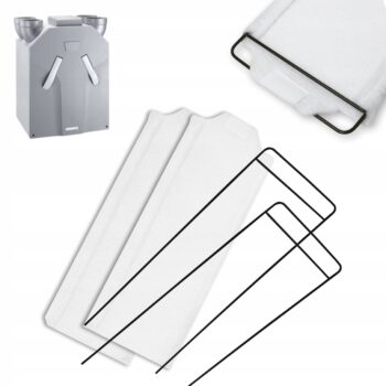 2 x Filtr + 2 x Ramki do rekuperatora Zehnder Aeris 350 450 550 G4 do ramki